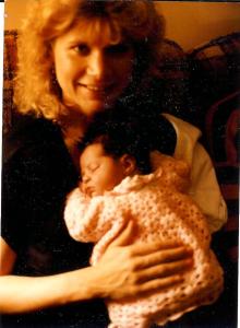 Jeanne and Baby Maggie